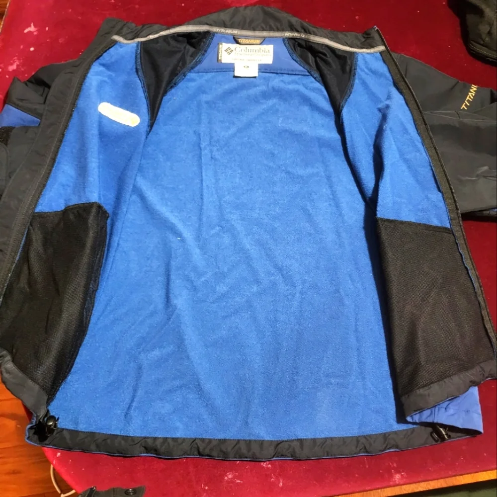 Columbia Sportswear Jacket Full Zipper Pockets Titanium - Picture 7 of 11